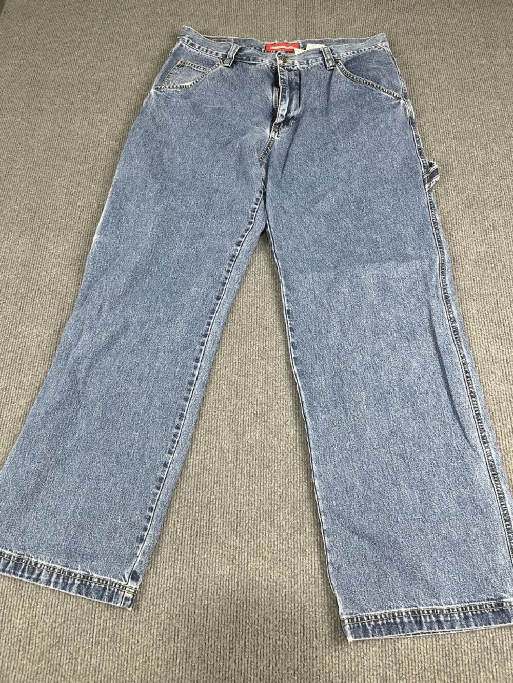 Unionbay Mens Blue Denim Carpenter Jeans Size 33x32